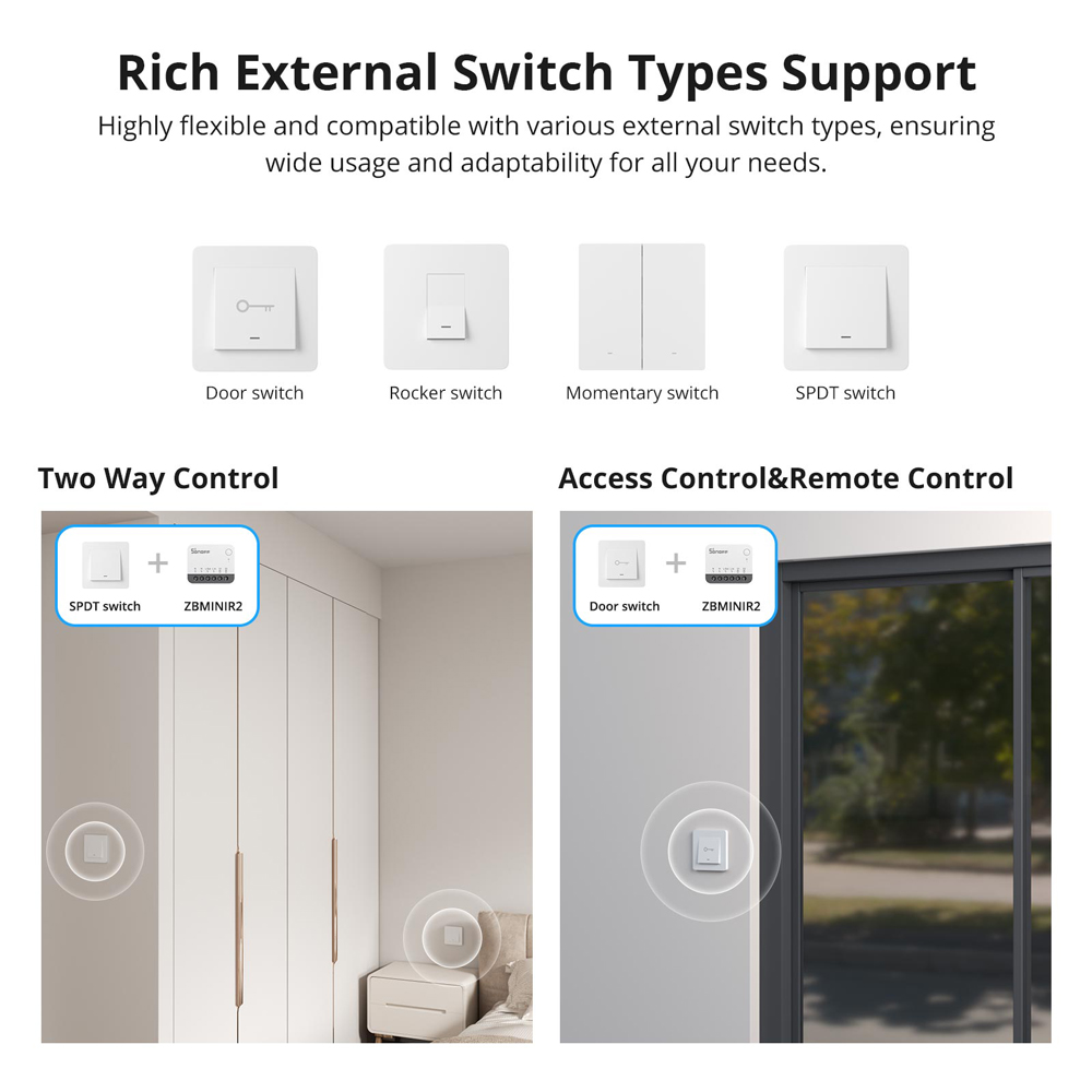 SONOFF ZBMINIR2 Zigbee Smart S - Sonoff 评论和价格