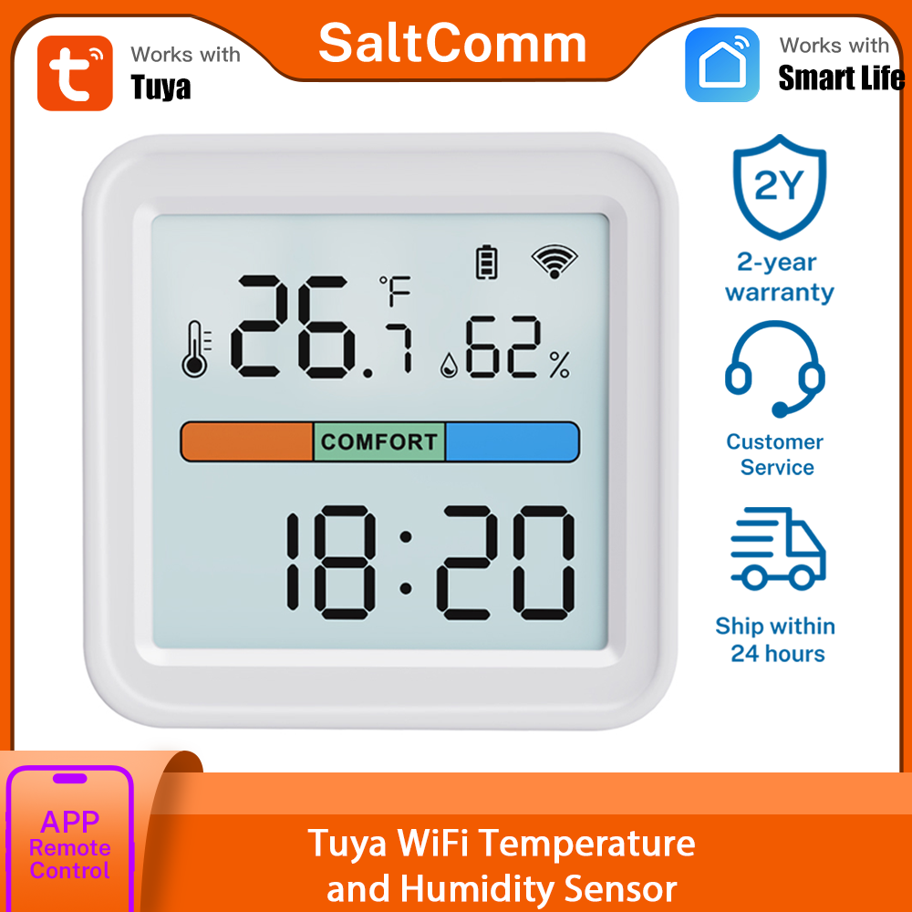 Tuya New WiFi Temperature Humi - Home Assistant Tuya 评论和价格