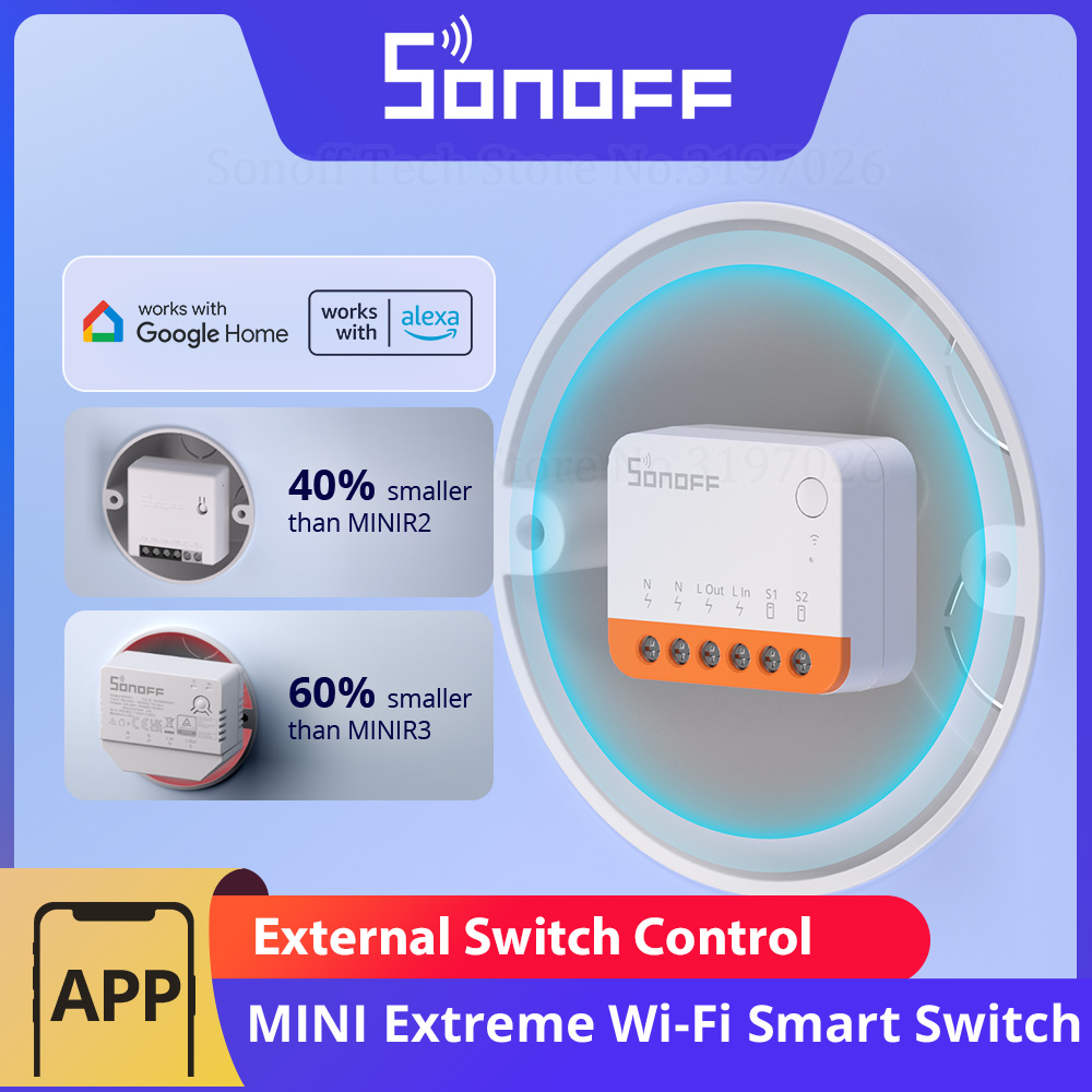SONOFF MINIR4 Extreme Wi-Fi Sm - Sonoff Basic 评论和价格