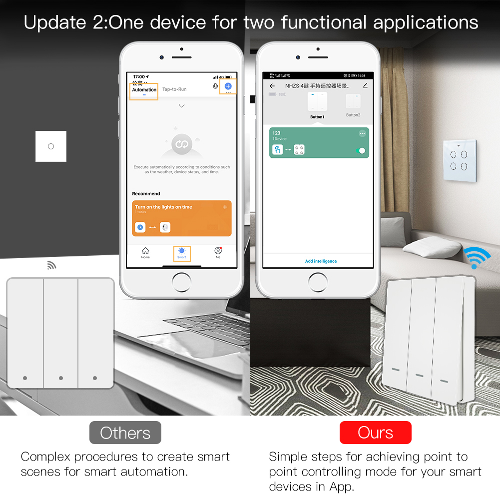 MOES Tuya ZigBee Scene Switch  - Smart Relay Tuya 评论和价格