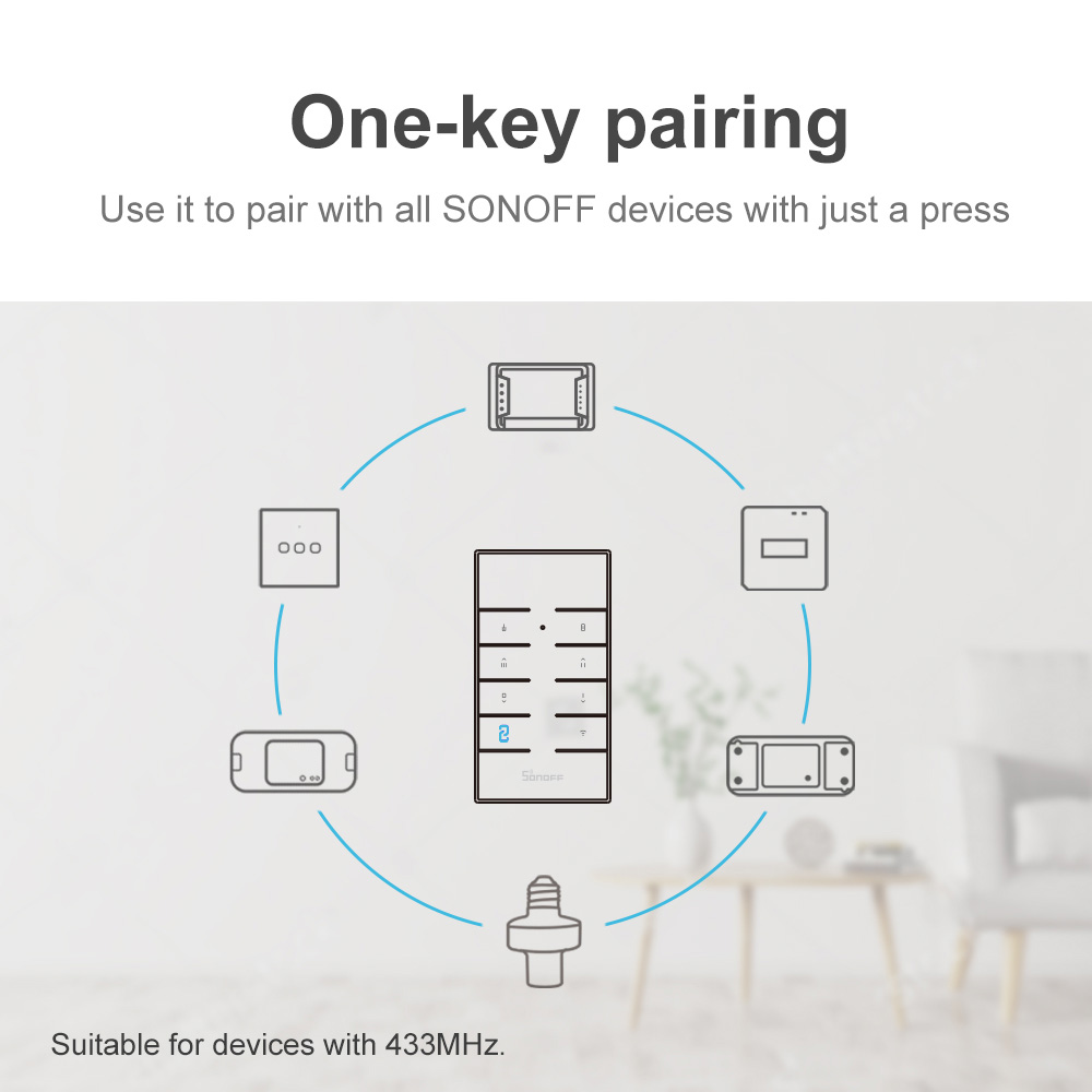 SONOFF RM433 433MHz RF Remote  - Sonoff Mini R4 评论和价格