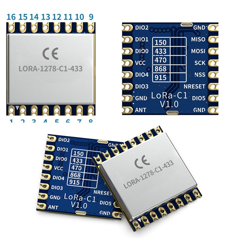 Lora1278-C1 433Mhz Wireless RF - Smart Home Module Iot 评论和价格