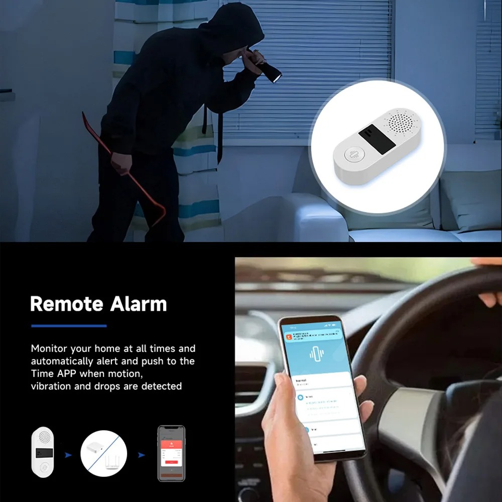 Tuya WiFi Vibration Sensor - 1 - Home Assistant Tuya 评论和价格