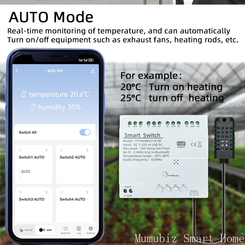 Tuya Smart 7-32V WiFi 4 Channe - Tuya 4 Channel 评论和价格