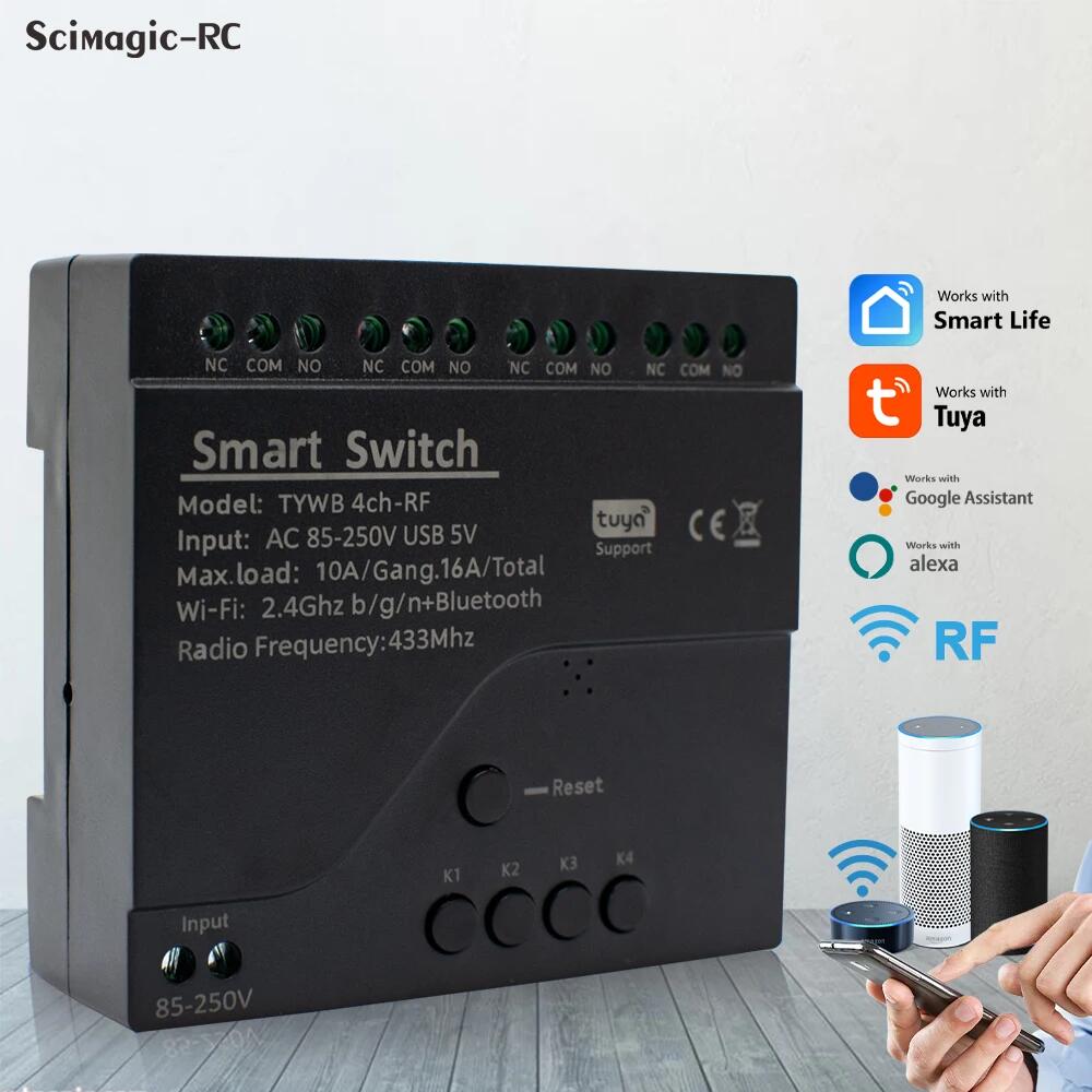 Tuya AC 85-250V 4 Channel Wifi - Sonoff Mini R4 评论和价格