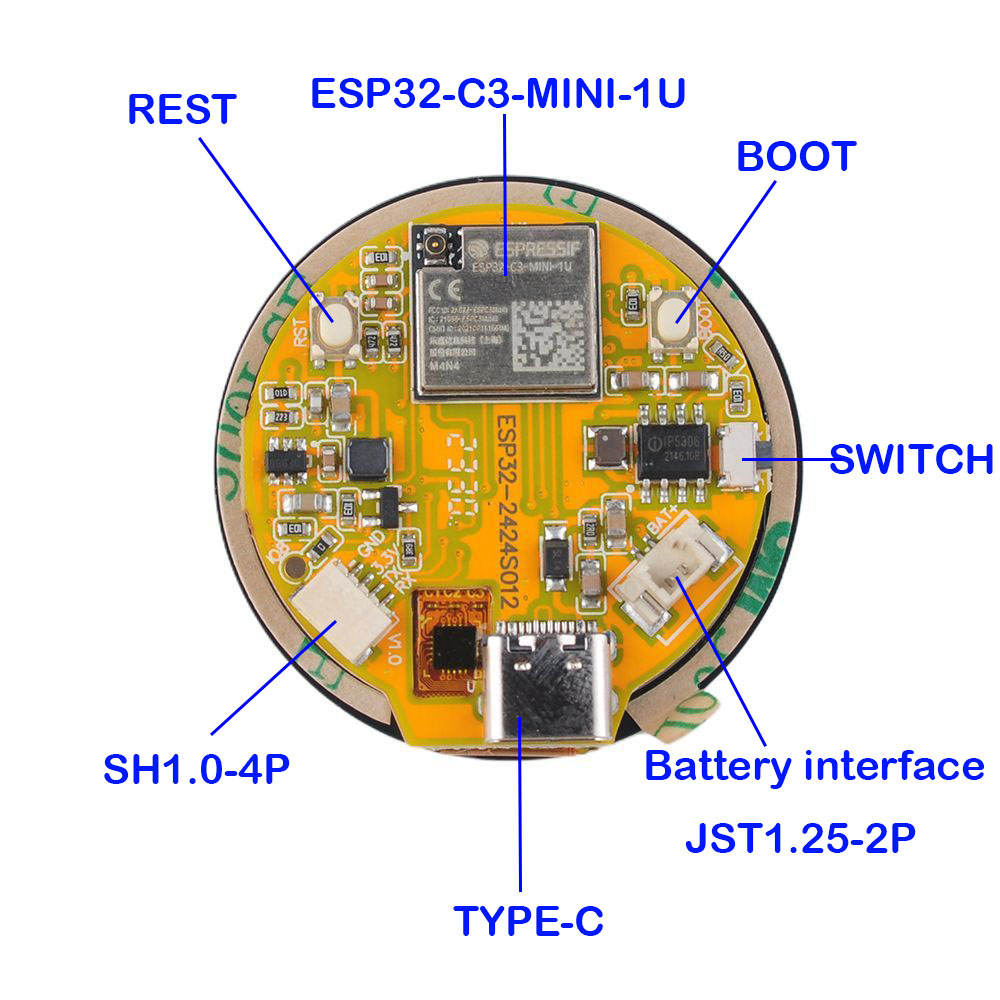 1.28 Inch ESP32 Display ESP32- - Smart Home Module Iot 评论和价格