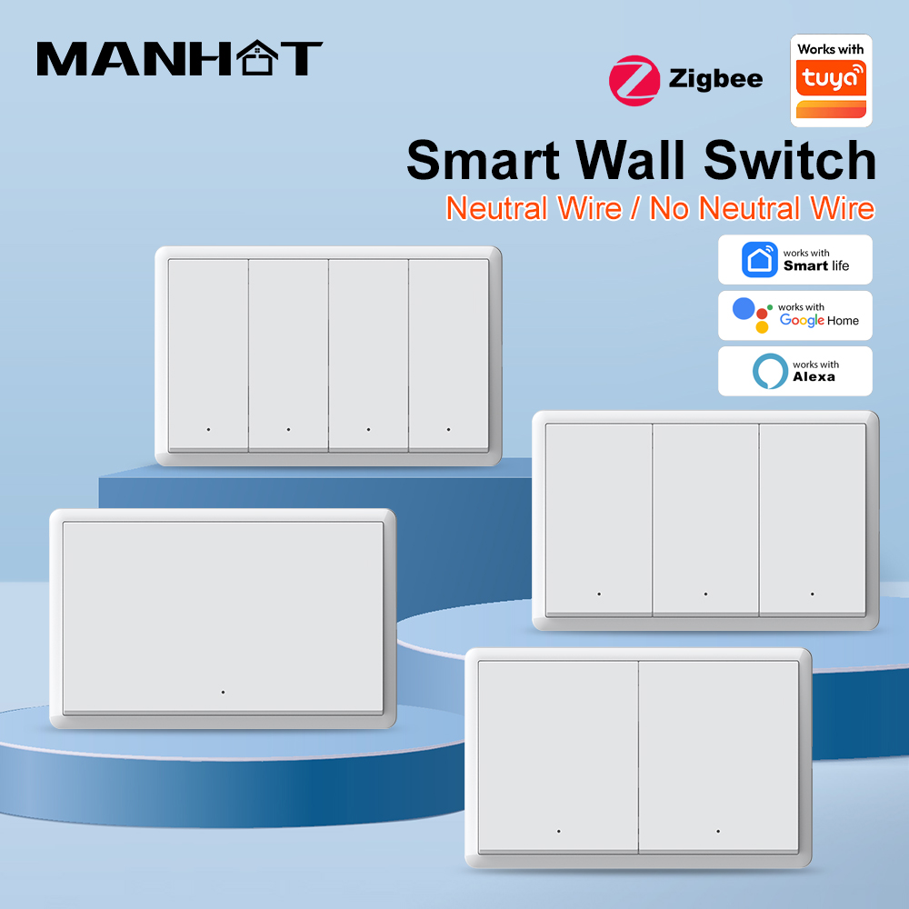 MANHOT ZigBee3.0 Smart Switch  - Smart Relay Tuya 评论和价格