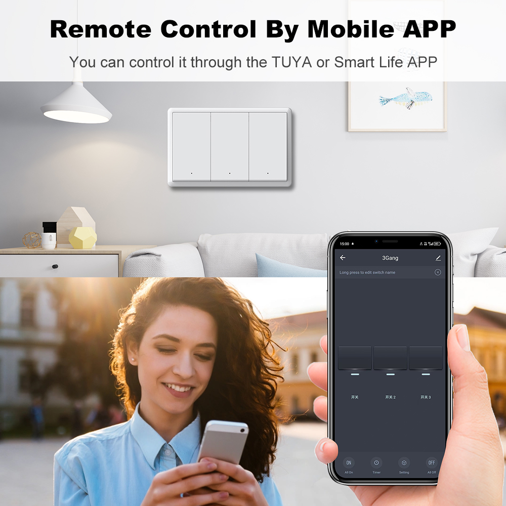 MANHOT ZigBee3.0 Smart Switch  - Smart Relay Tuya 评论和价格