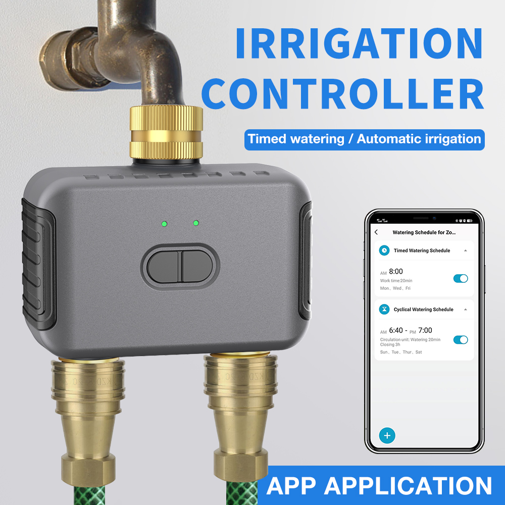 Tuya 2 Zone Watering Timer Gar - Tuya Smart 评论和价格